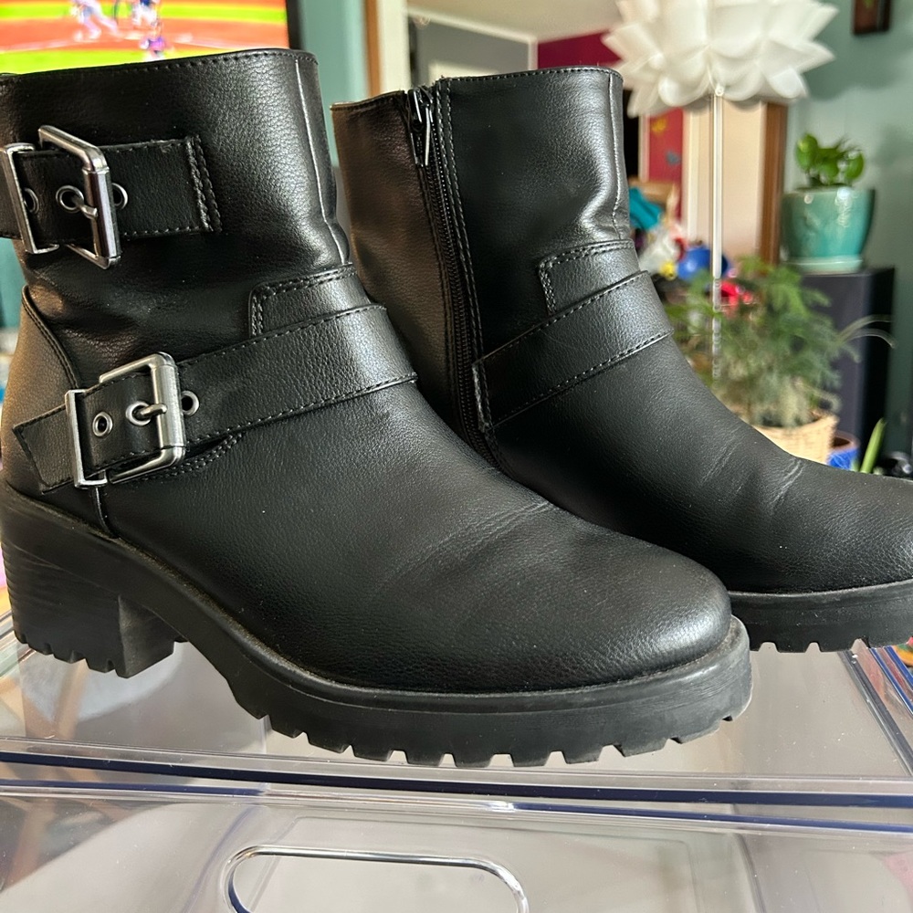 Black Combat Boots